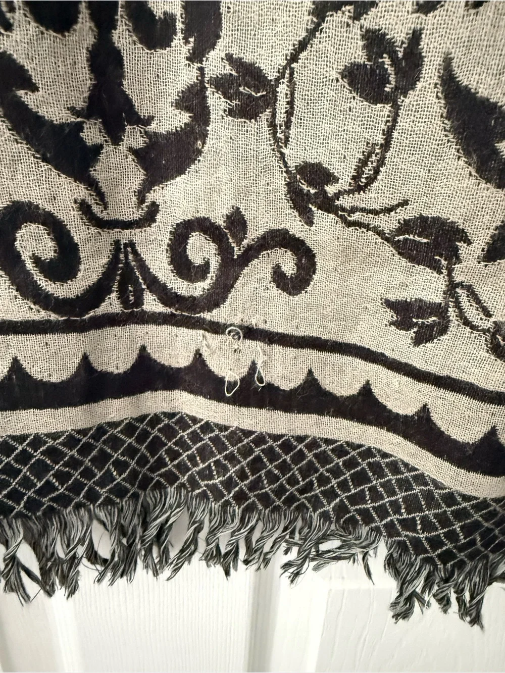 The Metropolitan Museum of Art Wool 80x23  Rectangle Scarf/ Home Textile